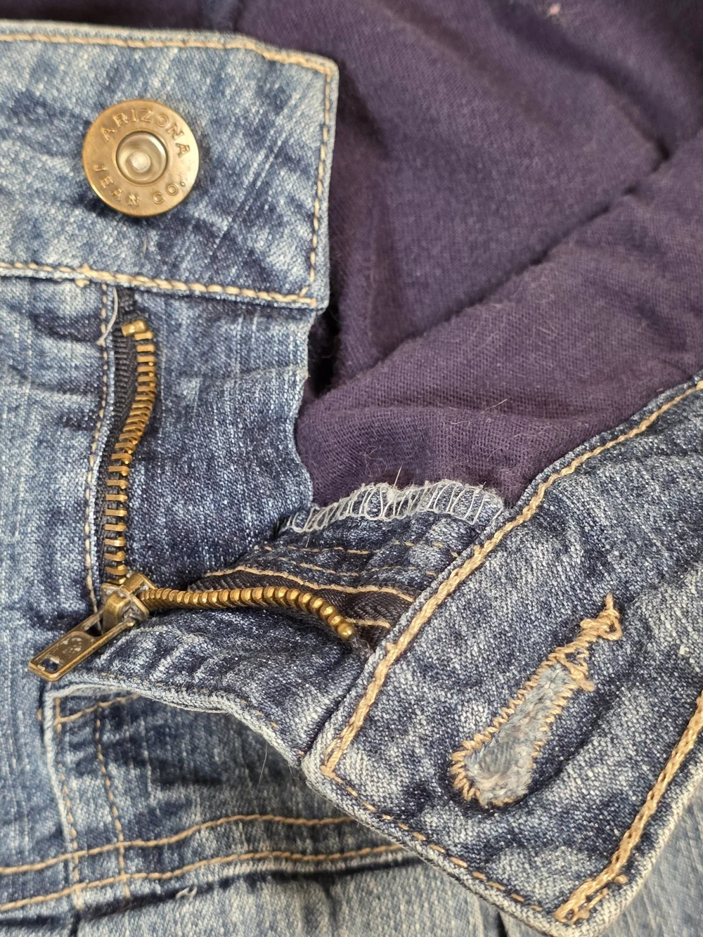 Y2K Arizona Denim Mini Skort Pleated Low Rise Size 7